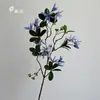 Flor Única de Magnólia Artificial, Jasmim Moinho de Vento, Jasmim Seco Perfumado, Flor para Decoração de Casamento, Adereço de Flor Lilás, Flor Artificial