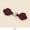 Botón de Hebilla Cheongsam Corazón de Melocotón Perla Mariposa Cola Larga Hebilla de Una Palabra Hebilla Decorativa Tejida a Mano Estilo Antiguo Accesorios de la Dinastía Han