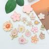 Fabricante de Accesorios de Joyería de Estilo Floral, Venta al por Mayor de Joyería DIY Hecha a Mano de Aleación, Accesorios de Joyería DIY con Goteo de Aceite Transfronterizo