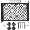 Bolsillo de red para maletero de coche, almacenamiento, lateral del maletero, red de almacenamiento elástica, bolsa de almacenamiento para equipaje de coche, soporte Universal