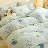 Funda de edredón de leche polar gruesa de invierno, pieza única 150x180x200, funda de edredón de felpa de doble cara, sábana bajera de franela de coral
