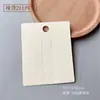 Pinza para el pelo negra, pasador, etiqueta colgante, accesorio para el pelo estilo coreano, pinza para el pelo, tarjeta, empaque de joyería.