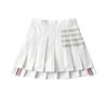 Wang Xinling te ama la misma falda plisada falda corta para mujer delantera corta trasera larga falda con forma de A tb cintura alta falda pantalón anti-luz