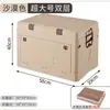 Caja de almacenamiento para camping al aire libre Xingyou, baúl plegable para picnic, caja organizadora, caja de almacenamiento con tapa de madera para coche, caja de almacenamiento