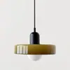 Lustre de sala de jantar Memphis vintage transfronteiriço, Lustre pequeno de bar de sala de estar creme nórdico, Luminária de vidro de cabeceira Bauhaus
