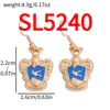 Venta Caliente Transfronteriza Harry Potter Ravenclaw Casa del Águila Conjunto de Pulsera Collar Pendientes Broche En Stock Al Por Mayor