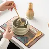 Tazón de matcha de cerámica transfronterizo con pico, batidor de té estilo japonés, cepillo de matcha de bambú, juego de ceremonia de té de la dinastía Song, juego de 100 piezas en una caja