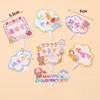 Decoración de Cupcake de Dibujos Animados para el Día del Niño Caja Mini Pastel de Cumpleaños para Jardín de Infancia Caja de Empaque Redonda de 2 Pulgadas