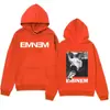 Sudaderas con capucha de firma de Eminem Slim Shady para hombre y mujer Hip Hop