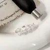 Moda Minimalista Estilo Coreano Versátil para Viajar y Uso Diario Colección de Anillos de Circonita de Alta Gama Joyería de Mano de Lujo Discreto Elegante para Mujeres