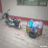 Remolque Pequeño para Motocicleta, Triciclo de Carga Trasera para Bicicleta Eléctrica, Remolque para Puesto de Pesca de Viaje