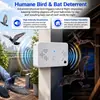 Dispositivo Repelente de Pájaros de Carga Inteligente de Frecuencia Variable, Repelente Ultrasónico de Pájaros y Murciélagos para Almacenes Interiores, Disuasor Electrónico Popular