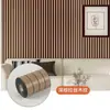 Adesivo de parede 3D autoadesivo com textura de madeira, adesivo de parede anti-colisão, revestimento de parede decorativo, adesivo de parede de papel de parede