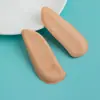 Cunha de Silicone para Calcanhar Autoadesiva Almofada de Veludo para Calcanhar Alívio de Pressão no Pé para Sapato Estilos Esquerdo e Direito