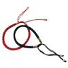 Algodón de fibra cuerda roja elástica fabricantes al por mayor pulsera tejida con cuentas de cola estilo nacional alambre joyería deshilachada