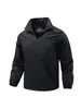 Nueva Chaqueta de Hombre con Cuello Alto para Primavera y Otoño, Abrigo Delgado Impermeable Casual para Exteriores, Estilo Deportivo de Secado Rápido para Hombre 8532