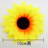 Flores de Girasol Artificiales, Girasoles Coloridos, Plantas Verdes, Flores de Seda, Accesorios para Disfraces de Escenario, Decoraciones