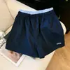Shorts casuales para casa con cómoda cintura elástica, nuevo estilo de verano en rosa, corte holgado y favorecedor, adecuados para hombres, mujeres y niños