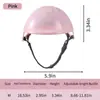Casco para mascotas transfronterizo, rosa, para perros y gatos, adecuado para andar en motocicleta, deportes y actividades al aire libre; accesorios para mascotas y sombreros