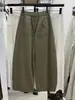 Pantalones casuales de pierna ancha, estilo coreano, de cintura alta, para trabajo, para mujer, nueva colección otoño 2026, corte holgado, adelgazantes, de pierna recta, versátiles, largos
