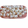 Colgante de Perla de Alta Calidad con Capuchón de Cobre, Ojal Resistente al Óxido, Botones para Ropa, Aretes, Accesorios para Joyería DIY