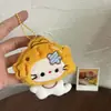 Adorable Gorro Colgante de Muñeca Gatito Dibujo Animado Cangrejo Chica Llavero de Mochila Colgante Decorativo Pareja Muñeca Pequeña