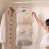 Organizador de Meias Panda Dormitório Saco de Malha Pendurável Guarda-Roupa Íntimos Saco Pendurável Atrás da Porta Saco de Armazenamento e Organização