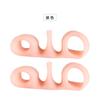 Divisor de Dedos de Caracol de Dois Furos para Homens e Mulheres Hallux Valgus Pé Dedo Sobreposto Dedo do Pé Clipe de Pé