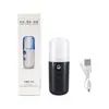 Instrumento Hidratante en Spray Humidificador Facial Mini Portátil Recargable de Mano Pulverizador de Agua Desinfectante Instrumento de Belleza Vaporizador Facial