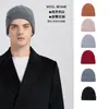 Chapéu de Lã Pura Tricotado para Homens, Chapéu Jacquard Tridimensional, Compra em Grupo para Exportação, Logotipo Personalizado Disponível, Estoque Pronto para Cross-Border, Quente