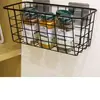 Estante de Almacenamiento Metálico Adhesivo Sin Taladro, Sin Rastro, Cesta de Almacenamiento de Alambre Montada en Pared para Baño, Inodoro y Cocina