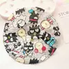 Gorro de ducha lindo gato Merlot gorro de ducha engrosado encaje banda de goma impermeable gorro de ducha para hornear gorro de aceite gorro para el polvo