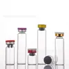 Suministrado directamente por el fabricante: Viales Transparentes de Vidrio con Tapa de Presión de 3ml, 5ml, 8ml, Frascos para Polvos Liofilizados, Frascos de Control para Dispensación de Muestras