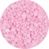 Parches de Perlas de Imitación de Colores de Venta Caliente Europeos y Americanos Cuentas Multicolores Planas de Simulación DIY Cuentas Semicirculares para Ropa Accesorios para el Cabello