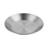 Plato redondo de acero inoxidable 304 estilo coreano plato plato plato para condimentos plato para Kimchi plato frío salsa vinagre aceite plato para condimentos