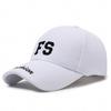 Chapéu Casual Versátil Feminino Boné com Aba Fresco Proteção Solar de Rua ao Ar Livre Boné de Baseball Chapéu de Sol Bordado com Letra