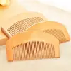 Peine de Madera de Durazno Peine Doméstico para Peluquería Exquisito Peine para el Cuidado del Cabello Portátil Artesanía Regalo Peine de Madera para Permanente Meridianos Venta al por Mayor