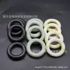 Anel Círculo de Jade Branco Claro Genuíno Natural, Anel Grande de Jade Correndo