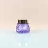 Botella de vidrio para crema con forma de diamante, tarro de crema, portavelas, tarro de miel 100g, material de embalaje de botella de vidrio para cuidado de la piel