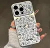 Funda de teléfono de gato estrella con estampado de leopardo, adecuada para iPhone 16 Pro Max y Apple 17, galvanizada para una transformación rápida