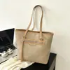 2026 Nuevo Modelo Bolso Casual Retro de Contraste de Color para el Día a Día, Bolso de Hombro de Gran Capacidad, Bolso Tote Versátil de Moda para Llevar en la Mano