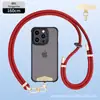 Cordón para Teléfono de Cuello Portátil Cruzado de 8 mm Hebilla Metálica de Alto Grado Ajustable Espaciador Correa para Cámara Anti-Pérdida para Exteriores