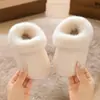 Pantuflas de Algodón para Niños Otoño Invierno Nuevas Niños Niñas Bebés Interior Hogar Impermeables Antideslizantes Niños Talón Cerrado Zapatos de Algodón Invierno