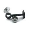 Suporte de tubo de flange passante em aço inoxidável, 25x100mm, para toalheiros, varões de cozinha, varões de cortina e varões de cortina de chuveiro