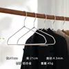 Percha de aleación de aluminio antideslizante sin costuras para ropa de adulto almacenamiento percha de ropa ropa percha de aluminio de alta resistencia