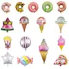 Globo de aluminio para pizza, palomitas, hamburguesas, perritos calientes, helados, donas, fiestas, cenas y más