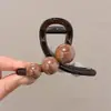 Atacado de acessórios de cabelo Dongdaemun Coreia: Grampos de cabelo da nuca da moda para mulheres, presilhas tubarão de alta qualidade e requintadas
