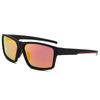Gafas de Sol Ciclismo Polarizadas de Moda para Hombre y Mujer, Gafas de Sol para Pesca, Gafas Deportivas al Aire Libre con Pintura Elástica Transfronteriza Chapada en Película Real