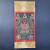 Fabricante de Caligrafía y Pintura Antigua, Pintura Colgante de Rollo Thangka de Tela de Seda con Luz Azul Antifalsificación, Bodhisattva Guanyin de Mil Manos Mil Ojos