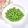 Cuentas de vidrio de colores para ábaco, cuentas planas redondas, hechas a mano, para pulsera, collar DIY, accesorios de joyería para niños, en stock, al por mayor
